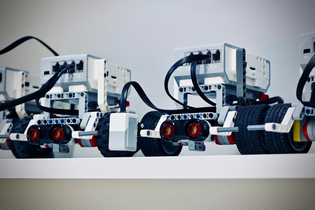 Student robotics project in progress