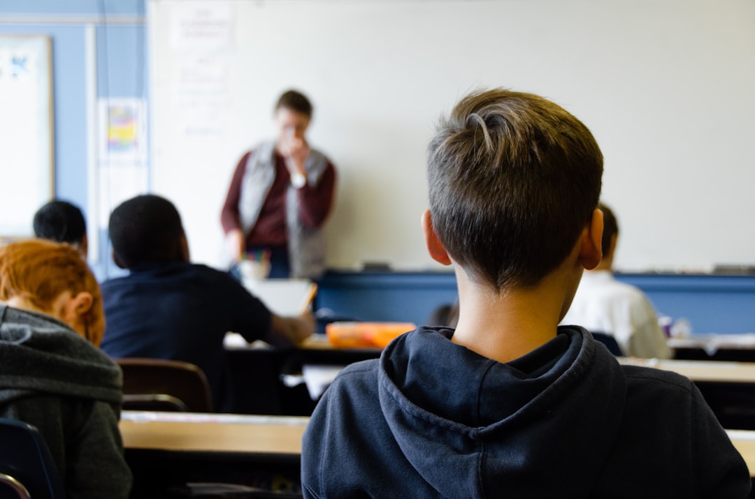 School students participating in a classroom discussion